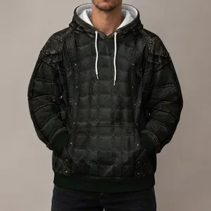 Dark Quilted Ranger Armor Costume For Halloween Gaming And Cosplay Enthusiasts All-over Print Hoodie (Lightweight)