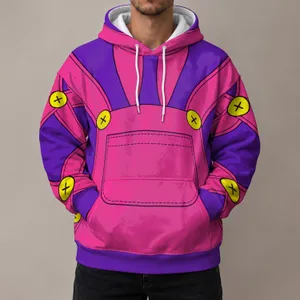 Purple Bunny-Ear Overall Costume Look for Halloween Parties and Cosplay Events All-over Print Hoodie (Lightweight)