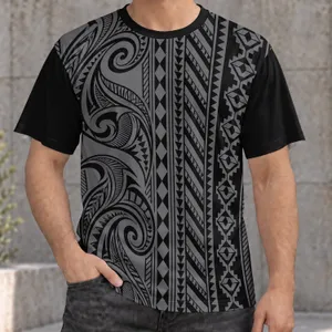 Polynesian Tribal Geometry for Beach Days and Casual Outings for Men All-over Print Unisex T-shirt