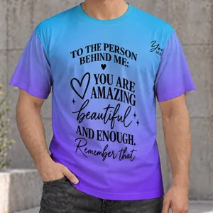 Inspirational Heart Quote for Everyday Encouragement and Positive Energy for Men All-over Print Unisex T-shirt