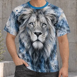 Majestic Lion Portrait for Everyday Wear and Bold Casual Style All-over Print Unisex T-shirt