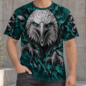 Fierce Eagle and Talons for Game Day and Streetwear, Bold Wildlife Style for Men All-over Print Unisex T-shirt