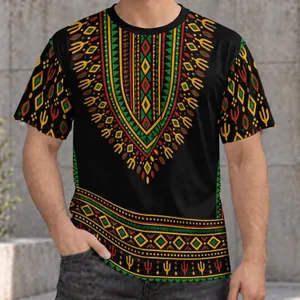 African Geometric Motifs for Cultural Gatherings and Everyday Heritage Style Wear All-over Print Unisex T-shirt