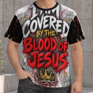 Blood Of The Cross Faith Message For Church, Worship And Everyday Christian Lifestyle All-over Print Unisex T-shirt
