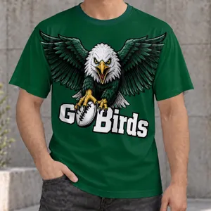 Bald Eagle Football Spirit For Game Day Tailgates And Proud Fans All-over Print Unisex T-shirt