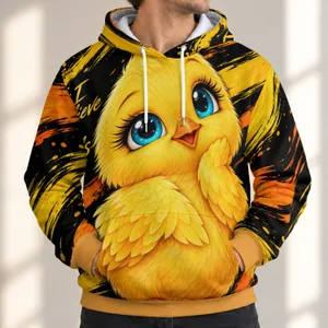 Golden Canary Angel Saying for Mother's Day Gifting and Whimsical Bird Lover Style All-over Print Hoodie (Lightweight)