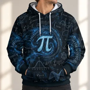 Mathematics Equations and Pi for Classroom Days, Study Sessions and Curious Minds All-over Print Hoodie (Lightweight)