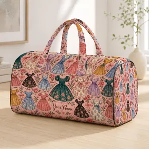 Vintage Boutique Dresses for Romantic Getaways and Elegant Travel Adventures for Her Quilted Weekend Bag