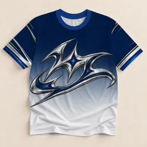 Chrome Western Sports Emblem For Game Day Style And Casual Fan Wear All-over Print Unisex T-shirt