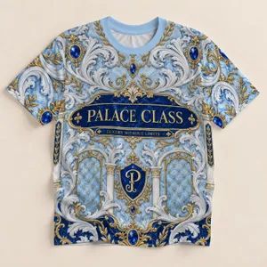 Royal Crown And Sapphire Palace Elegance For Formal Evenings And Refined Leisure All-over Print Unisex T-shirt