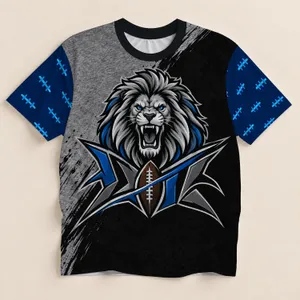 Roaring Lion Football Spirit For Tailgate Weekends And Game Day Fans Who Love Sports All-over Print Unisex T-shirt
