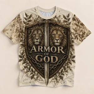 Armor Of God Sword And Shield For Faithful Everyday Wear And Inspirational Giving All-over Print Unisex T-shirt