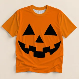 Jack O Lantern Grin for Halloween Parties and Festive October Nights All-over Print Unisex T-shirt