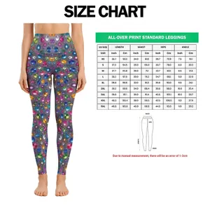 Multicolor Sequin-Inspired Dots for Yoga, Gym Sessions and Everyday Activewear Style Leggings