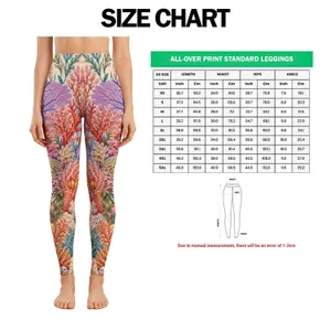 Colorful Coral Reef Fish And Sea Plants For Coastal Escapes And Ocean Loving Women Leggings