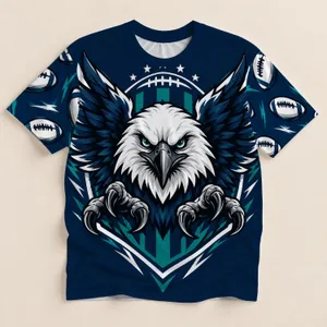 Fierce Eagle Football Spirit for Game Day Tailgates and Weekend Fan Gatherings All-over Print Unisex T-shirt