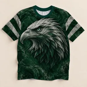 Vintage Eagle Head for Game Day and Everyday Wear, a Gift for Bird Lovers All-over Print Unisex T-shirt