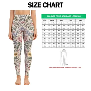 Pastel Botanical Blooms for Spring Garden Strolls and Weekend Getaways for Women Leggings