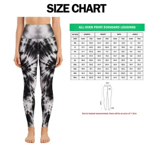 Black And White Tie Dye Swirls For Everyday Streetwear And Relaxed Weekend Outings Leggings