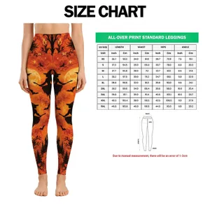 Playful Witch Silhouettes, Black Cats And Moons For Halloween Night Festivities Leggings