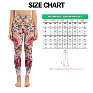 Blush Rose And Periwinkle Blooms For Sunny Spring Garden Outings Leggings
