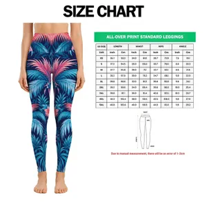 Tropical Palm Fronds for Sunny Beach Days and Coastal Getaways Leggings