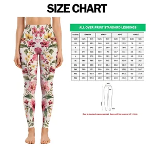 Rose And Wildflower Botanicals For Sunny Getaways And Relaxed Everyday Coastal Style Leggings