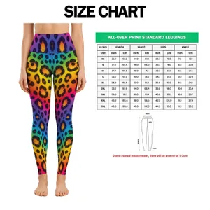 Rainbow Leopard Spots for Bold Everyday Style and Colorful Casual Wear Leggings