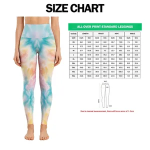 Pastel Tie Dye Colors for Yoga, Pilates and Everyday Wellness Leggings