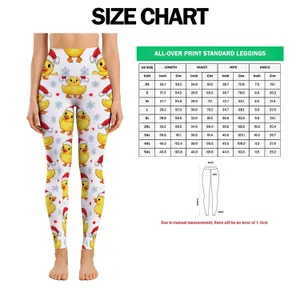 Santa Hat Rubber Ducks for Christmas Cheer and Cozy Holiday Fitness Gift for Her Leggings