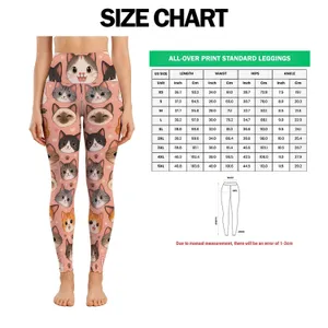 Playful Cat Faces for Cozy Everyday Style, Casual Outings, and Cat Lovers of All Ages Leggings