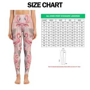 Blush Flamingo Stripes for Pilates, Travel, and Everyday Resort Style Leggings