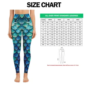 Luminous Teal Mermaid Scales for Coastal Celebrations and Everyday Fantasy Style Leggings