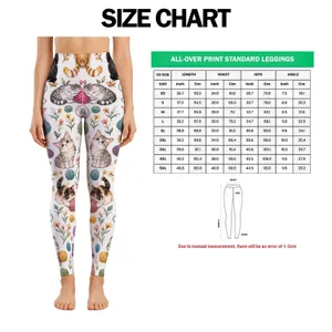 Playful Cats and Colorful Yarn for Cozy Yoga, Pilates, and Everyday Outings Leggings