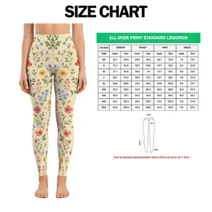 Tiny Wildflower Florals For Yoga, Pilates And Everyday Errands Leggings