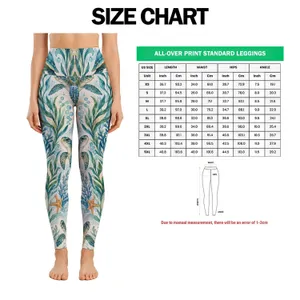 Sea Turtle And Starfish Coastal Motifs For Relaxed Summer Beach Days Leggings