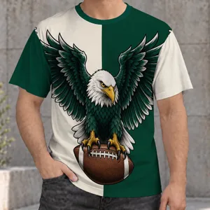 Bald Eagle Gripping Football For Game Day And Football Fans All-over Print Unisex T-shirt