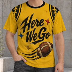 Vintage Football Jersey Look for Halloween Game Day and Holiday Parties Adult Fans All-over Print Unisex T-shirt