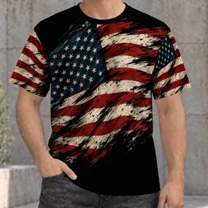 Distressed American Flag For Summer Celebrations And Outdoor Adventures All-over Print Unisex T-shirt