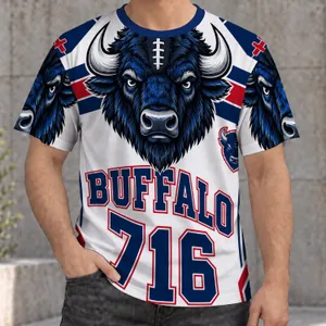 Buffalo Football Number 716 Game Day Style For Fans And Weekend Tailgaters All-over Print Unisex T-shirt