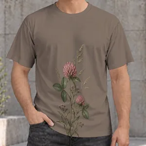 Wildflower Botanical Sprig for Everyday Nature Walks and Relaxed Casual Style All-over Print Unisex T-shirt