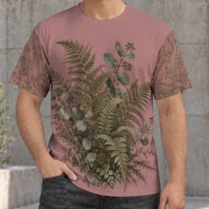 Fern And Eucalyptus Botanical Style For Everyday Nature Lovers All-over Print Unisex T-shirt
