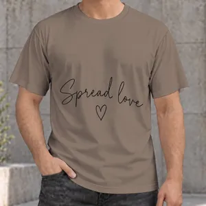 Spread Love Heart Motif for Everyday Kindness and Casual Wear for Friends All-over Print Unisex T-shirt