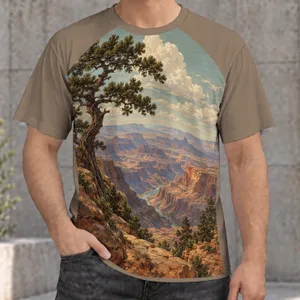 Grand Canyon Desert Vista for Hiking Adventures and Outdoor Travel Escapes All-over Print Unisex T-shirt