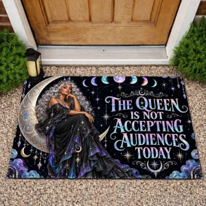 Mystical Celestial Queen Moon Phases And Starry Night Humor For Regal Home Entryways Doormat