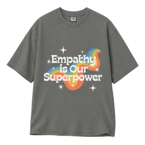 Empathy Is Our Superpower Rainbow Shirt, Human Rights Protest Gift, Retro Progressive Tee, Hoodie, Sweatshirt