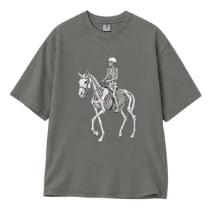 Horse Skeleton Rider Skeleton Shirt, Spooky Equestrian Halloween Gift, Tee, Hoodie, Sweatshirt