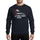 Street Hockey Player's Whimsical Hand-Drawn White Red Nice Naughty Santa Checklist Motif Sweatshirt - 1