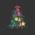 Science Lovers' Festive Biology Christmas Tree DNA Microscope Heart Lab Elements Sweatshirt - 2