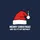 Christmas Birthday Celebrators' Vivid Red Santa Hat, White Candle, Bold Sans-Serif Dual Celebration Design Sweatshirt - 2